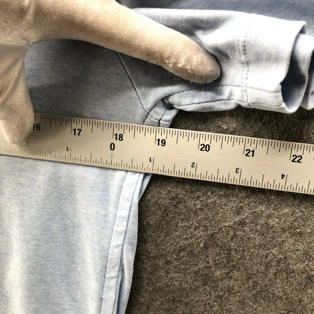 Banana Republic Luxe Touch T-Shirt Mens Small Light Blue Short Sleeve Crewneck